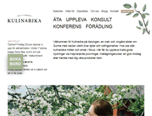 Tablet Screenshot of kulinarika.se